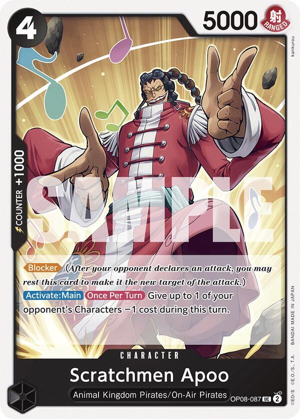 Scratchmen Apoo (Uncommon) - One Piece TCG