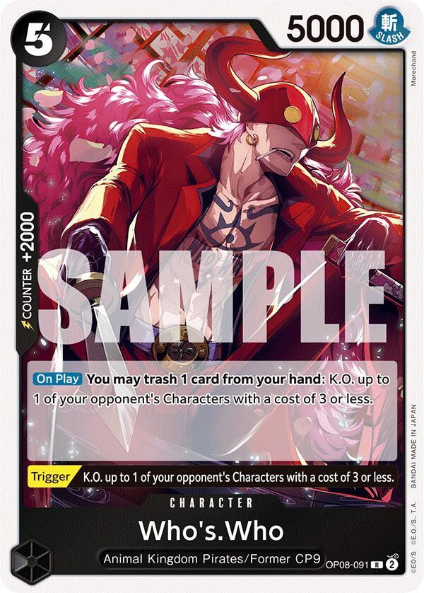 Whos.Who (Rare) - One Piece TCG