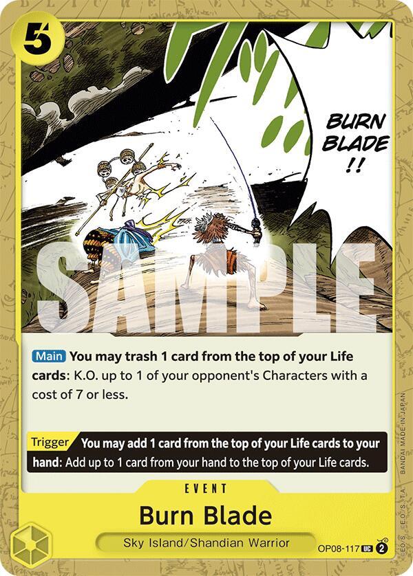 Burn Blade (Uncommon) - One Piece TCG