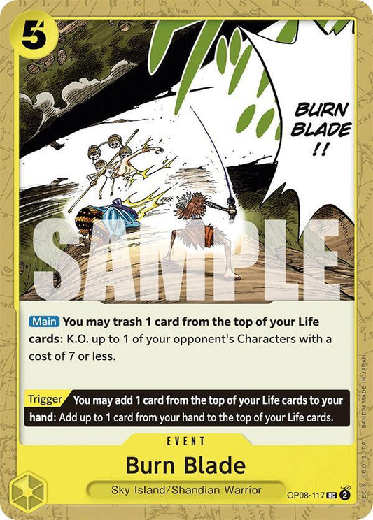 Burn Blade - Uncommon - One Piece Card Game