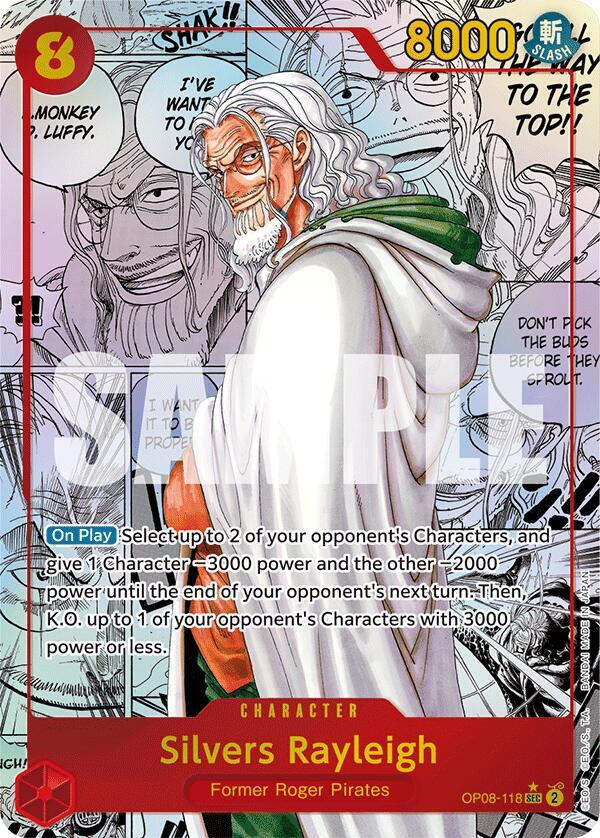 Silvers Rayleigh (Parallel) (Manga) (Secret Rare) - One Piece TCG