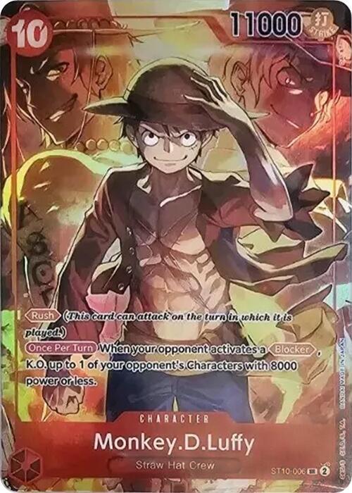 Monkey.D.Luffy (Treasure Booster Set) - Super Rare - One Piece Card Game