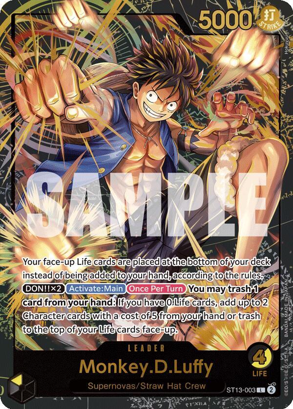 Monkey.D.Luffy (Premium Card Collection -Leader Collection-) - Leader - One Piece Card Game