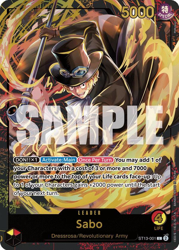 Sabo (Premium Card Collection -Leader Collection-) - Leader - One Piece Card Game