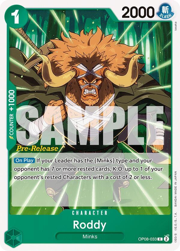 Roddy (Common) - One Piece TCG