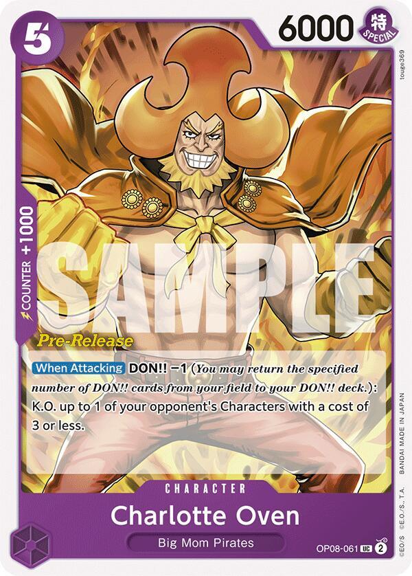 Charlotte Oven (Uncommon) - One Piece TCG