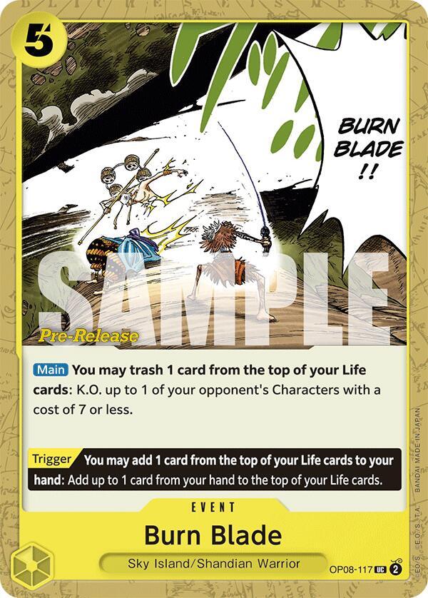 Burn Blade (Uncommon) - One Piece TCG