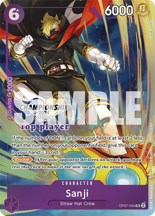 Sanji (Championship 2024 Top Player Pack) (Super Rare) - One Piece TCG