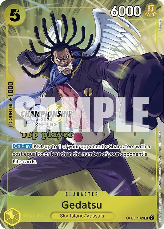 Gedatsu (Championship 2024 Top Player Pack) (Rare) - One Piece TCG