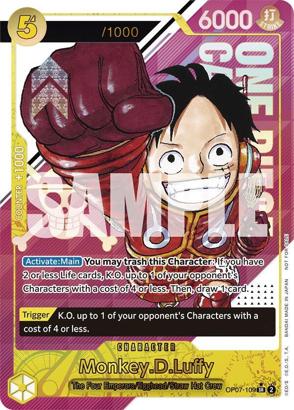 Monkey.D.Luffy (CS 2024 Event Pack) - Super Rare - One Piece Card Game