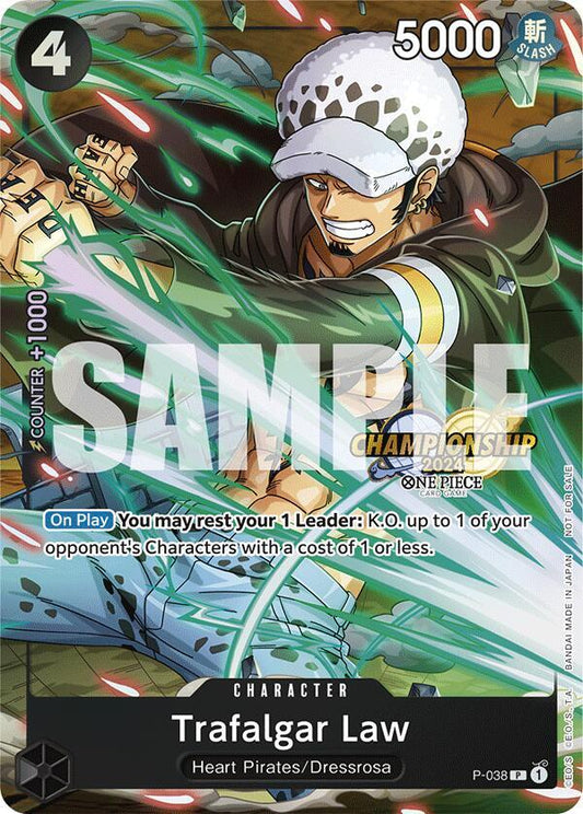 Trafalgar Law - P-038 (CS 2024 Event Pack) - Promo - One Piece Card Game