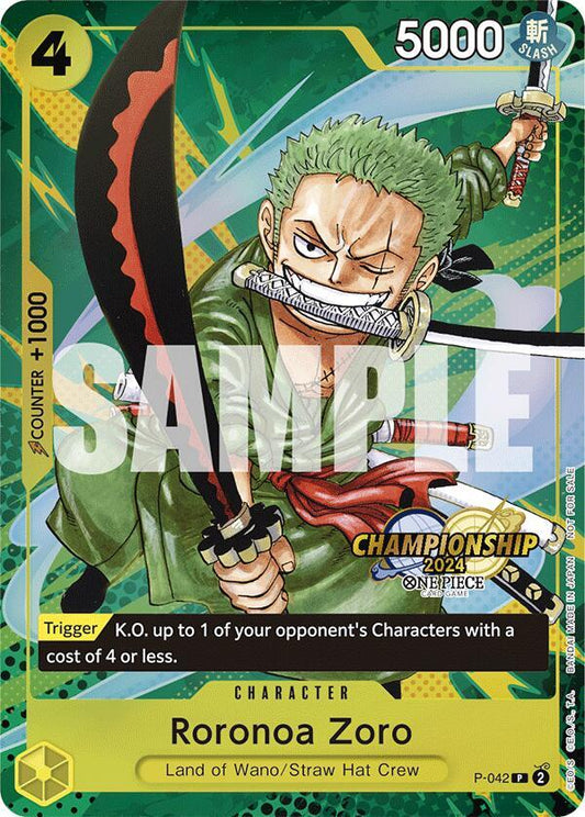 Roronoa Zoro (CS 2024 Event Pack) - Promo - One Piece Card Game