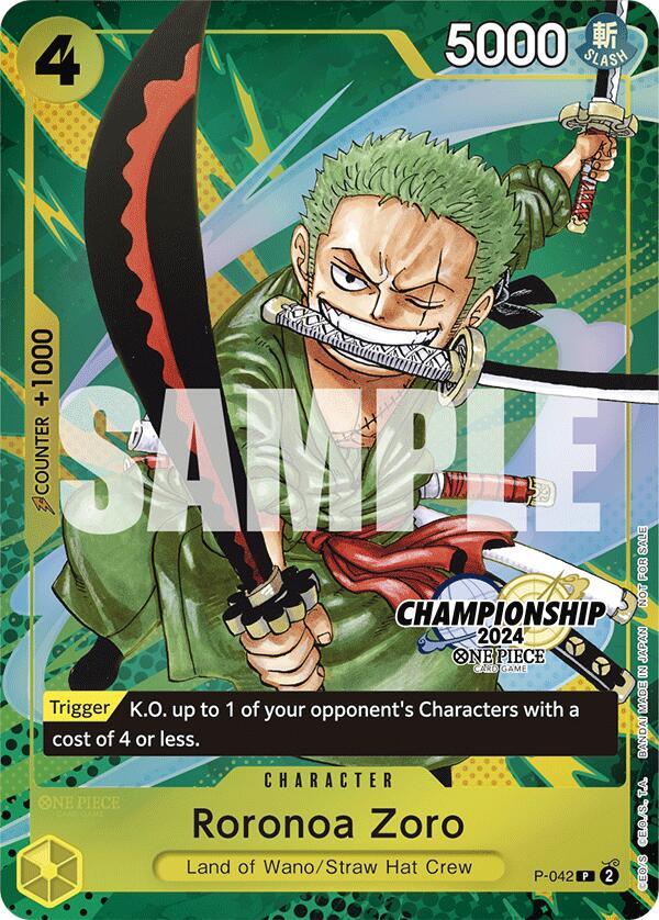 Roronoa Zoro (CS 2024 Event Pack Finalist) - Promo - One Piece Card Game