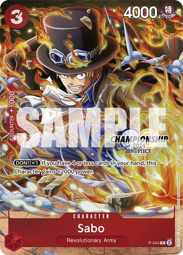 Sabo (CS 2024 Event Pack Finalist) - Promo - One Piece Card Game