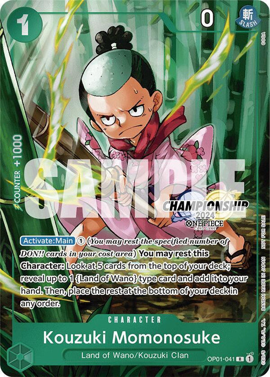 Kouzuki Momonosuke (CS 2024 Celebration Pack) - Rare - One Piece Card Game