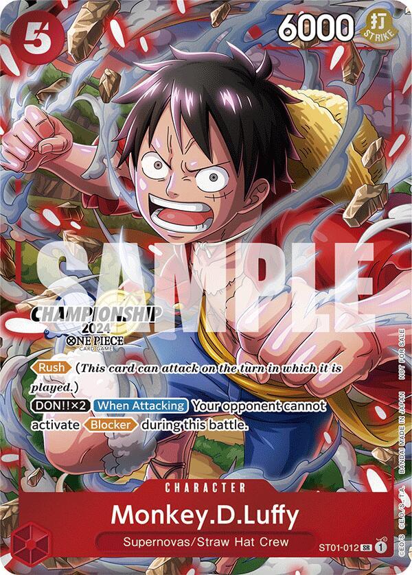 Monkey.D.Luffy (CS 2024 Celebration Pack) - Super Rare - One Piece Card Game