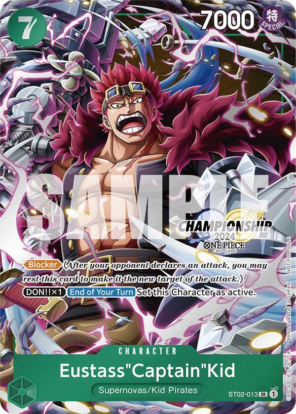 Eustass"Captain"Kid (CS 2024 Celebration Pack) - Super Rare - One Piece Card Game