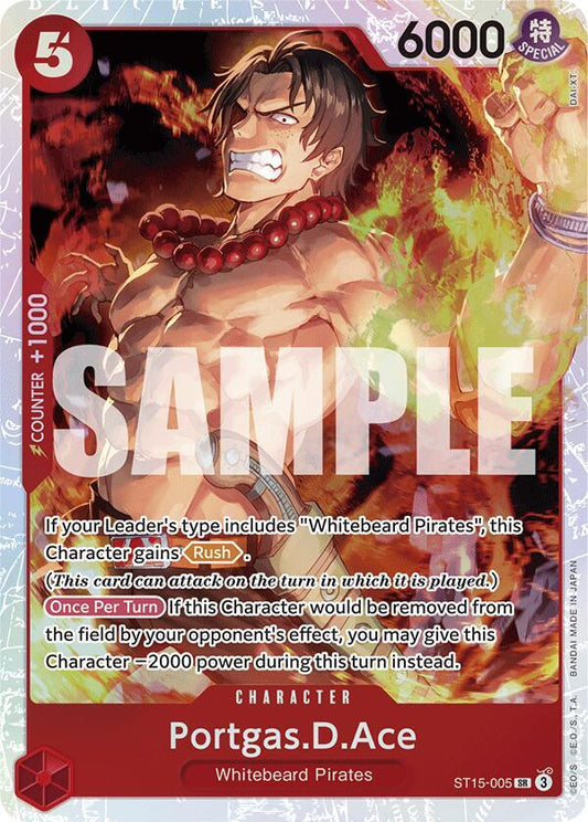 Portgas.D.Ace - Super Rare - One Piece Card Game