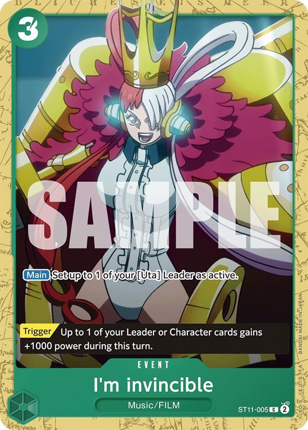 I'm invincible (Common) - One Piece TCG