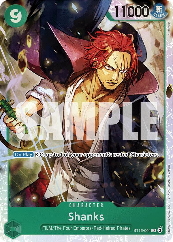 Shanks - Super Rare - One Piece Card Game