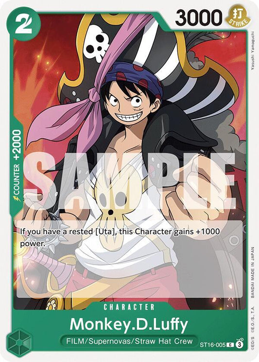 Monkey.D.Luffy (ST16-005) - Common - One Piece Card Game