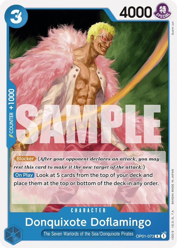 Donquixote Doflamingo (OP01-073) (Rare) - One Piece TCG