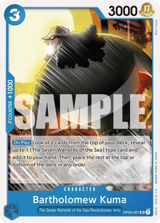 Bartholomew Kuma (Uncommon) - One Piece TCG