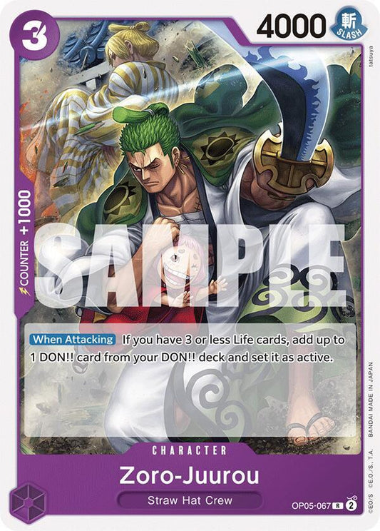 Zoro-Juurou (OP05-067) - Rare - One Piece Card Game