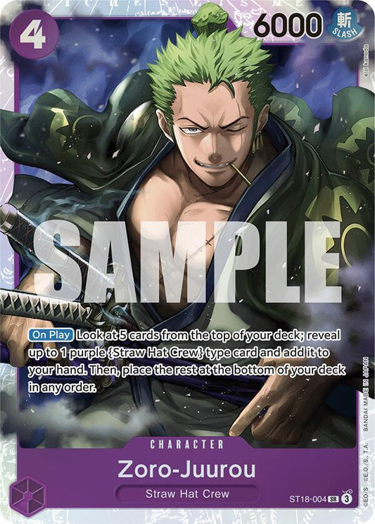 Zoro-Juurou (ST18-004) (Super Rare) - One Piece TCG