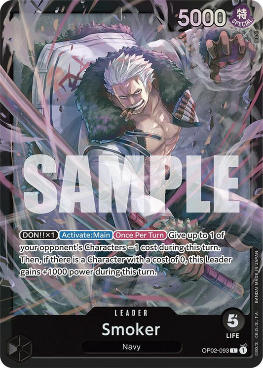 Smoker (OP02-093) (Leader) - One Piece TCG