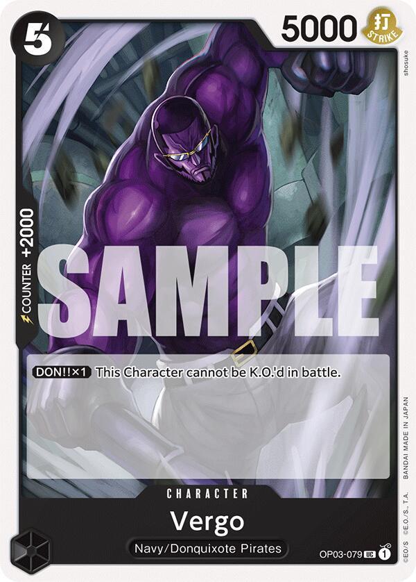 Vergo (Uncommon) - One Piece TCG