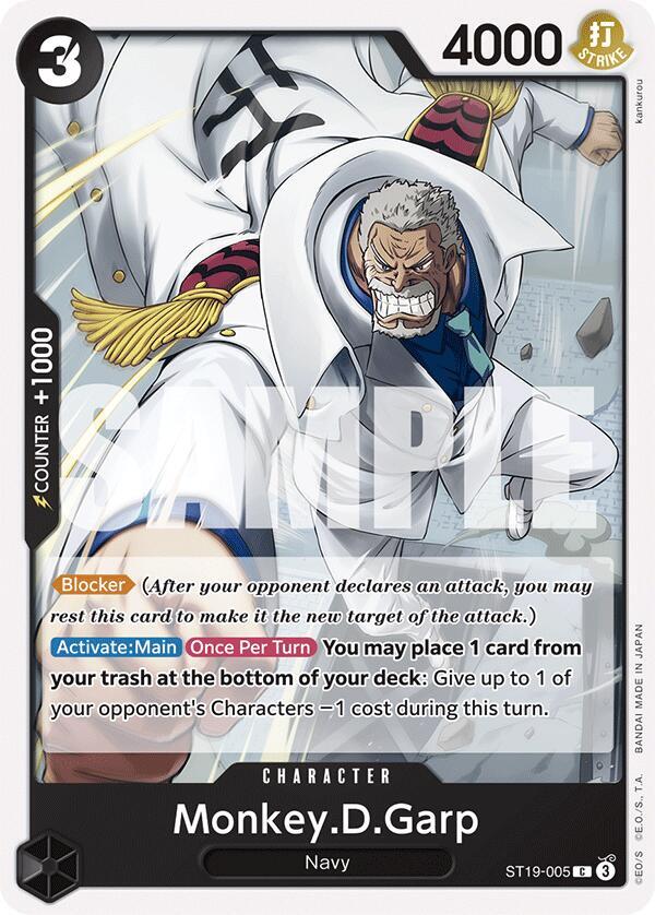 Monkey.D.Garp - Common - One Piece Card Game