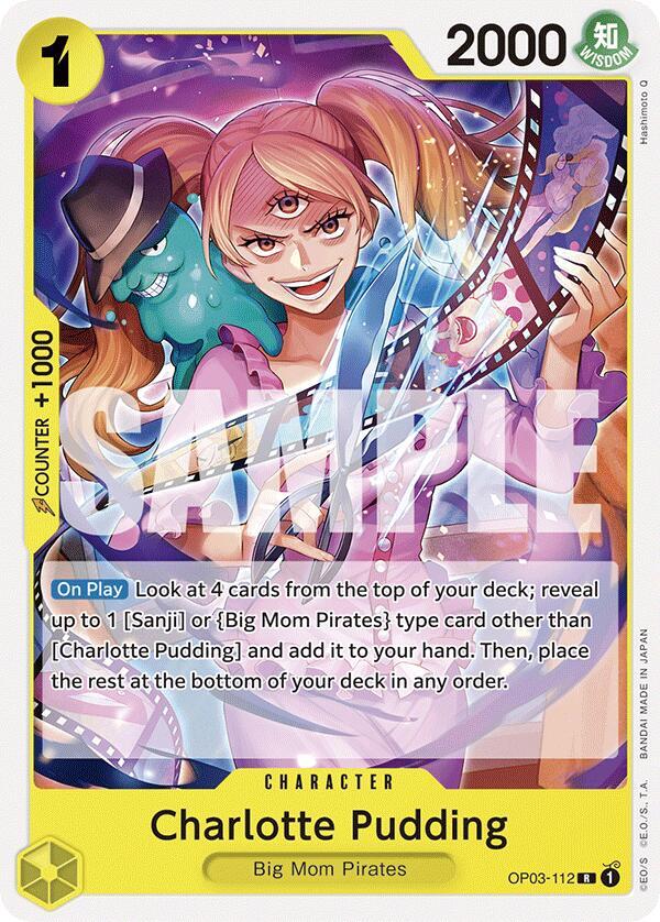 Charlotte Pudding (OP03-112) (Rare) - One Piece TCG