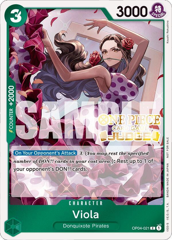 Viola (Judge Pack Vol. 4) - Common - One Piece Card Game