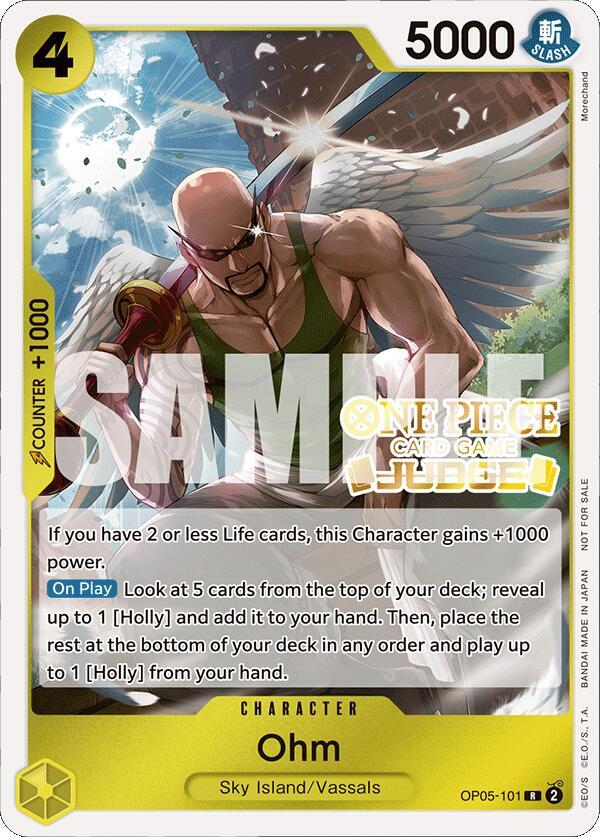 Ohm (Judge Pack Vol. 4) - Rare - One Piece Card Game