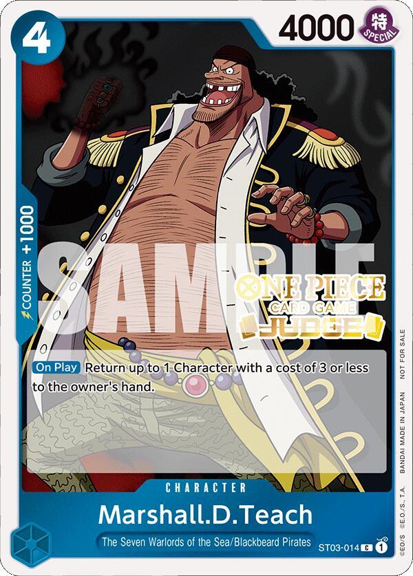 Marshall.D.Teach (Judge Pack Vol. 4) - Common - One Piece Card Game