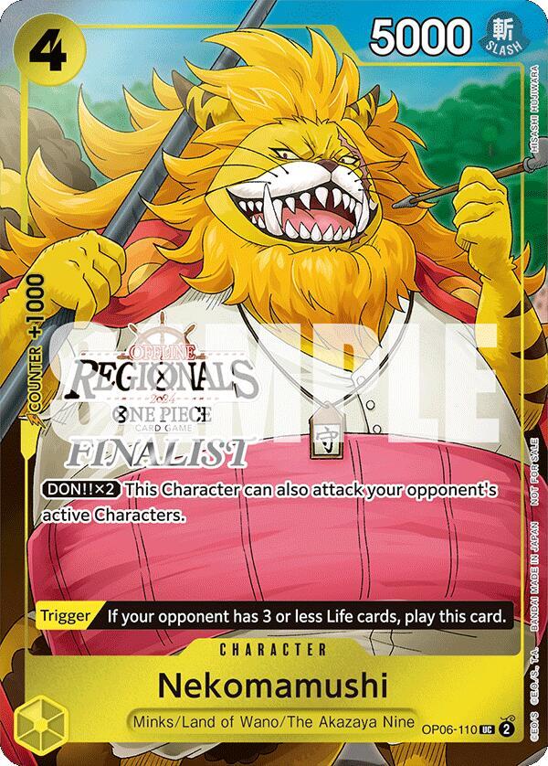 Nekomamushi (Offline Regional 2024 Vol. 3) [Finalist] - Uncommon - One Piece Card Game