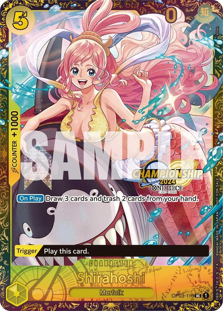 Shirahoshi (October Championship 2024 Online Regional) - Uncommon - One Piece Card Game