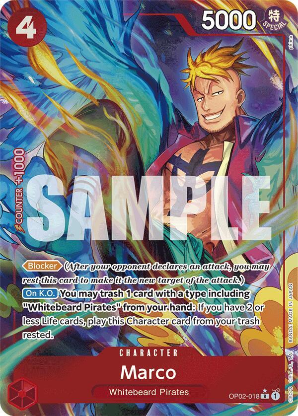 Marco (Alternate Art) - Rare - One Piece Card Game