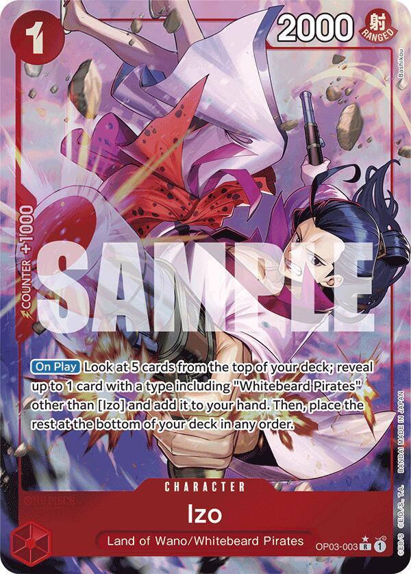 Izo (OP03-003) (Alternate Art) - Rare - One Piece Card Game