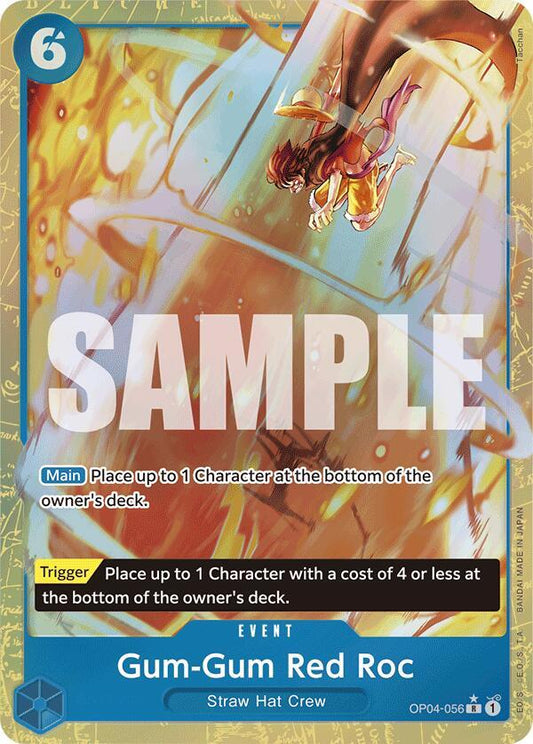 Gum-Gum Red Roc (Alternate Art) - Rare - One Piece Card Game