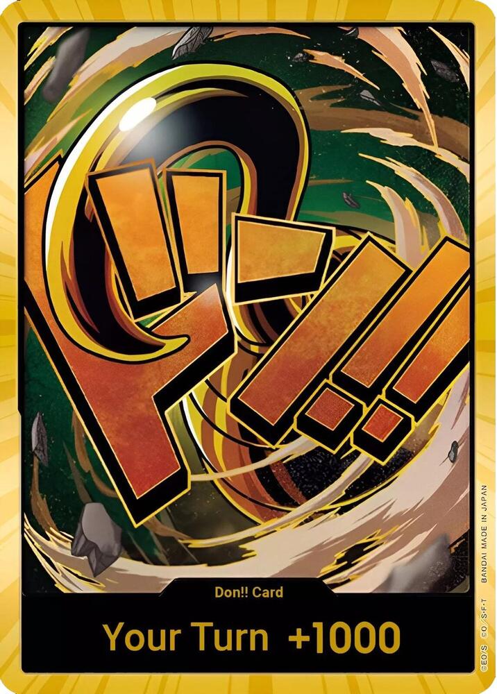 DON!! Card (Crocodile) (Gold) - DON!! - One Piece Card Game