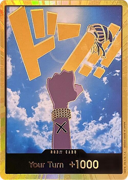 DON!! Card (Vivi) (Gold) - DON!! - One Piece Card Game