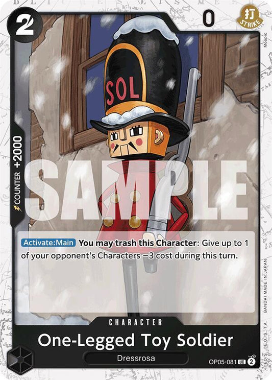 One-Legged Toy Soldier (Jolly Roger Foil) (Uncommon) - One Piece TCG