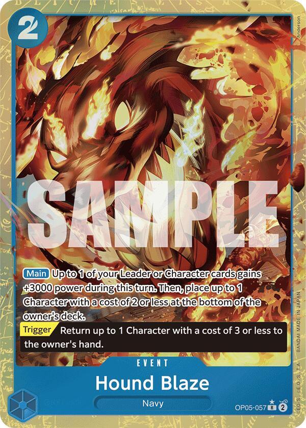 Hound Blaze (Alternate Art) - Rare - One Piece Card Game