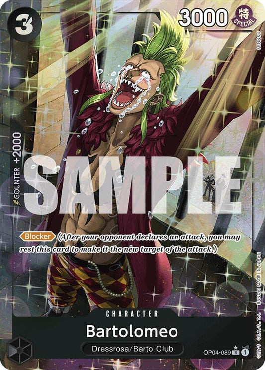 Bartolomeo (OP04-089) (Alternate Art) - Rare - One Piece Card Game