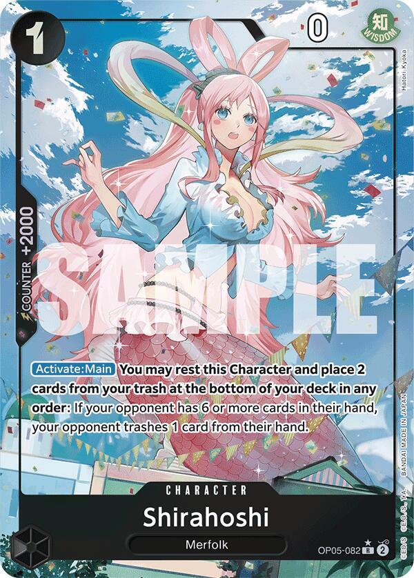 Shirahoshi (OP05-082) (Full Art) - Rare - One Piece Card Game