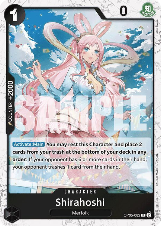 Shirahoshi (OP05-082) (Jolly Roger Foil) - Rare - One Piece Card Game