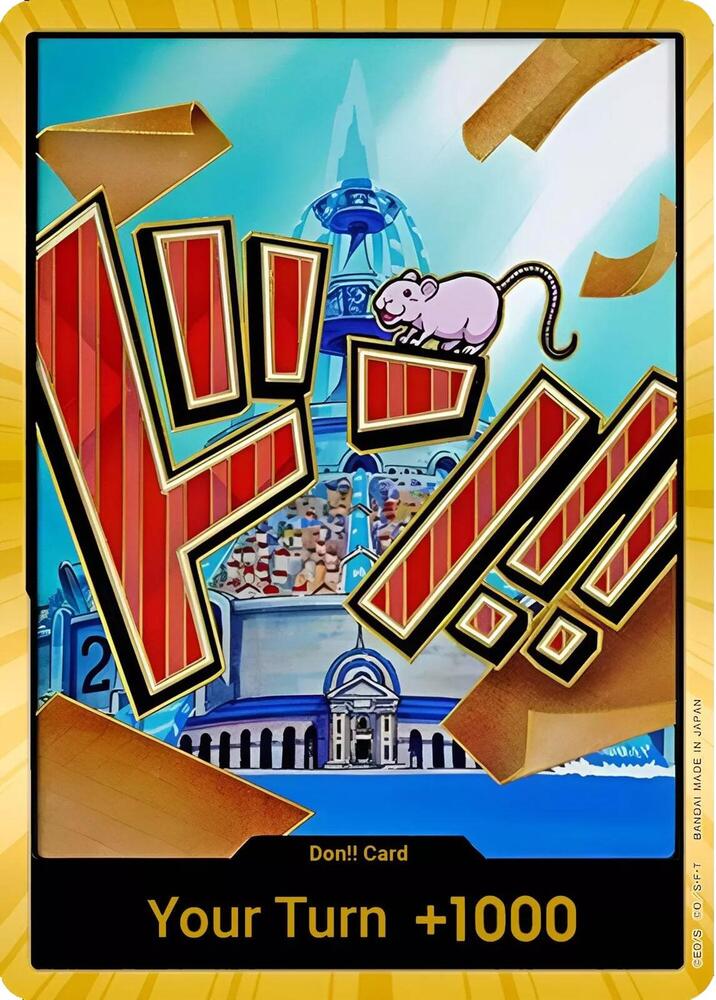 DON!! Card (Iceberg) (Gold) - DON!! - One Piece Card Game