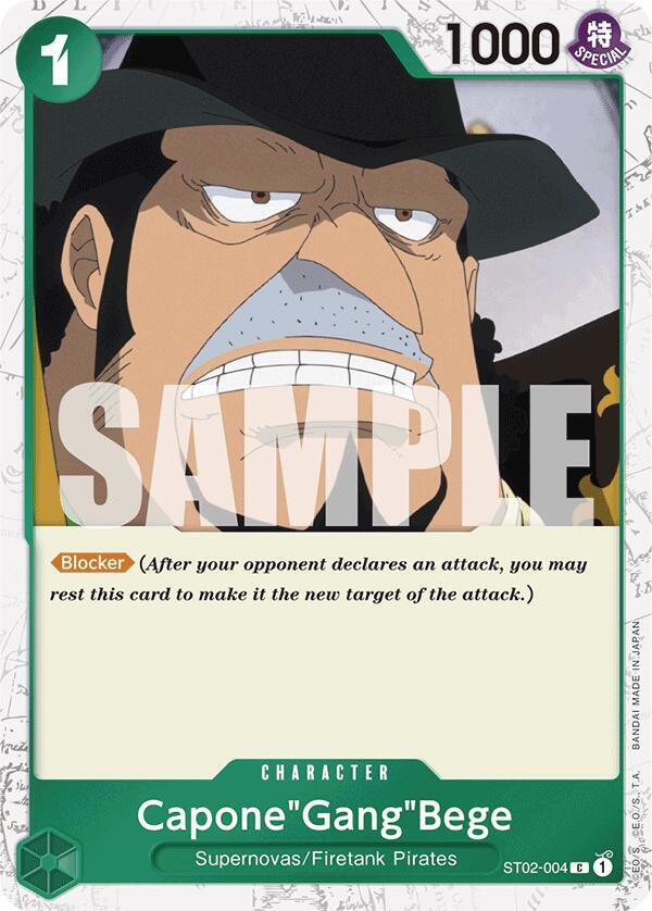 Capone"Gang"Bege (ST02-004) (Jolly Roger Foil) - Common - One Piece Card Game